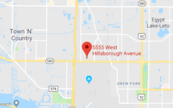 pin chasers midtown tampa location map