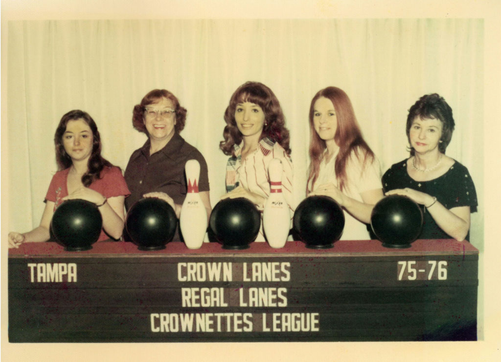 Crownettes League - female league in mid 70s